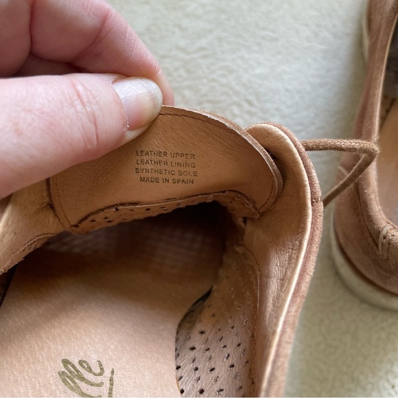 L’INTERVALLE suede perforated platform lace up loafers - Picture 6 of 10